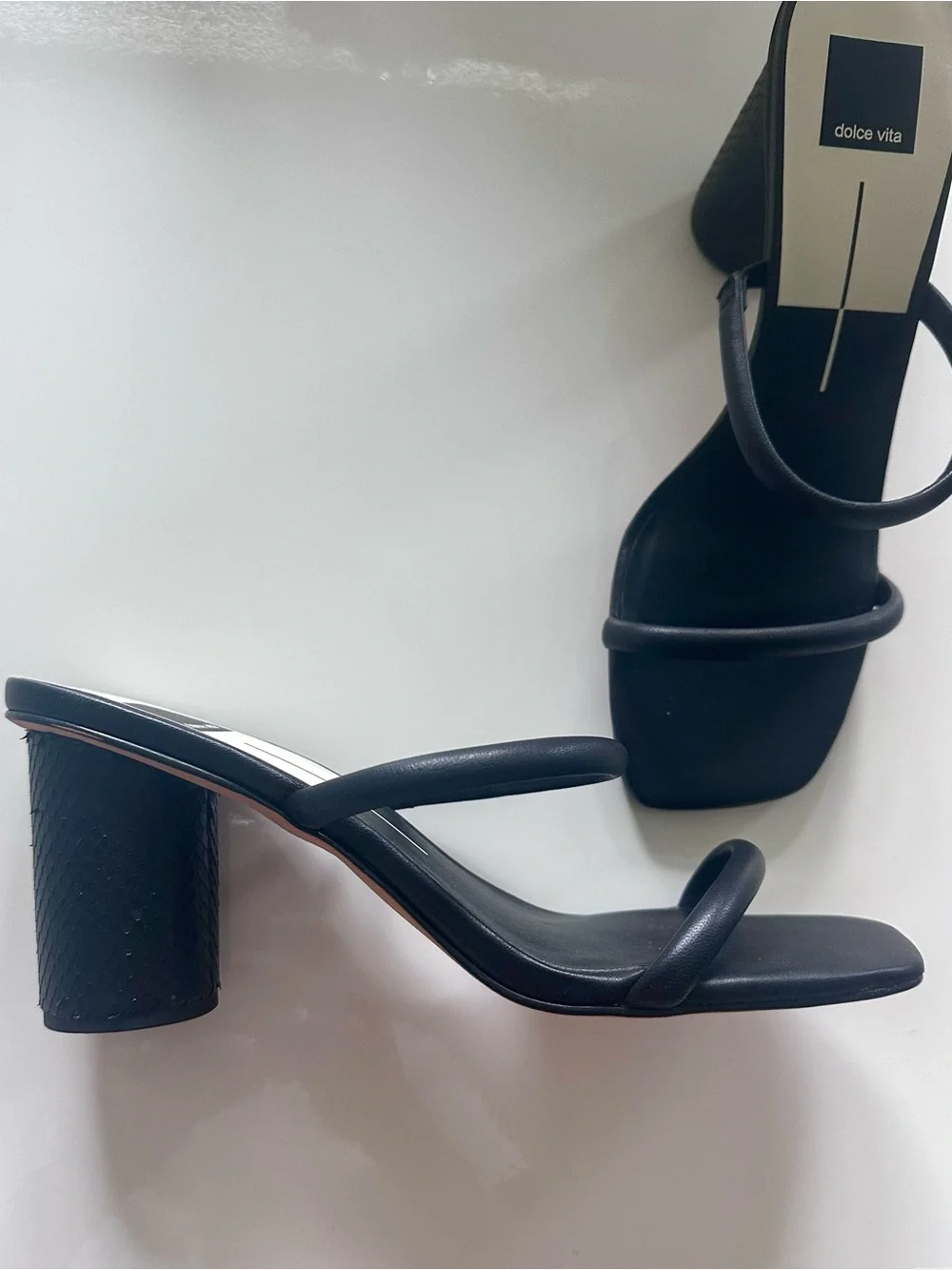 Dolce Vita  | Noles black double strap heel sandal
